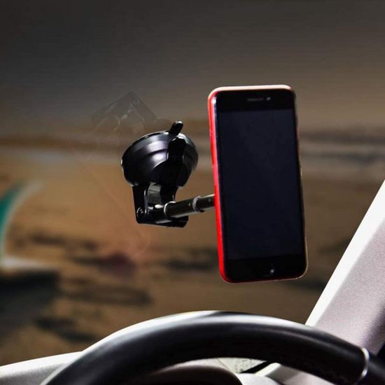 Esenlong Telescopische Auto Magnetische Gsm-Houder Universele Voorruit Dashboard Mount Telefoonhouder