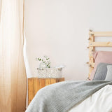 Set van 3 macramé opbergmanden, handgemaakte mand, badkameropslag met handvat, plank, kast, organizer, boho-decoratie voor badkamer, slaapkamer, woonkamer, ivoor