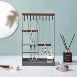 Sieradenstandaard, sieradenhouder, sieradenboom, kettinghouder, sieradenstandaard, kettingophanging, sieradenstandaard, kettingstandaard, kettinghouder, kettingstandaard, grijs