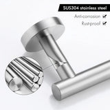 Towel Rail Stainless Steel Bath Towel Holder 90 cm Wall Mounted Brushed A2000S90-2