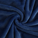 Knuffel deken pluizig extra zachte en warme vloeren flanel fleece deken, rimpels resistent/anti-verkleuring als SOFHADE hoek of bed surfen, Größe:150 cm x 200 cm, Farbe:Dunkelblau