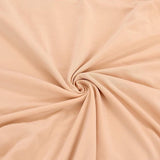 Stoelhoezen, set van 6 stoelhoezen, elastische hoezen voor stoelen, schommelstoelen, stretch stoelhoezen voor eetkamer, stoel, bruiloft, feesten, banket (beige)