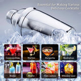 Cocktailshaker, cocktailset, 10-delige geschenkbarset, baraccessoires, cocktailset, 750 ml, premium barkeeperset voor thuis, bar