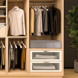 Onderbedopbergmand Opvouwbare onderbedopbergmand van polyester 1-delig Bedbox met 3 handgrepen Opbergtas voor dekbedden, dekens, kleding, 82 x 43 x 17 cm