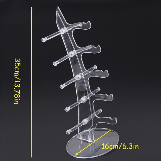 Zonnebrilstandaard: het frame kan in enkele minuten worden gemonteerd zonder professionele hulp