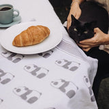 4-delige set theedoeken in geschenkverpakking,100% katoen, 50x70 cm, te gebruiken als droogdoek, katoenen doek, vaatdoek, keukendoek of theedoek