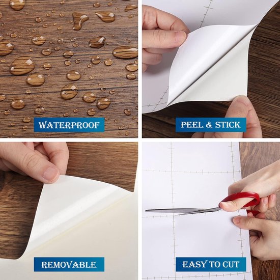 behang meubelfolie zelfklevende film zelfklevende film hout effect 60cm x 5m bruin keuken backsplash houtnerf vinyl sticker verdikte film voor meubels aanrecht kast lade slaapkamer