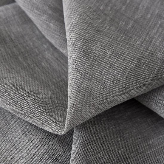 Gordijn, transparant met plooiband in linnen-ook, voile, voor woonkamer, kinderkamer en slaapkamer