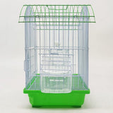 Kleine Parkiet Kanarie Vogelkooi Metaal Groot Met Voeder Drinkbak Willekeurige Kleur BPS-12027