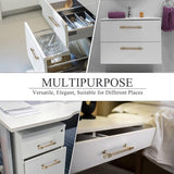 6 stuks T-meubelgrepen, 128 mm, keuken, gouden deurgrepen voor keuken, kastgrepen, ladegrepen, T-stanggreep, keukengrepen, kastgrepen, zinklegering, inclusief schroeven