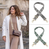 Pack of 3 Bag Straps for Changing, Adjustable Shoulder Strap for Bags, Shoulder Straps with Carabiner for Crossbody Bag Women and Men, Wide Strap