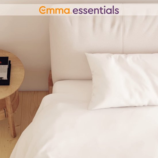 Essentials Microvezelkussen | 40x80cm | Made in EU | Ademend en wasbaar | Extra hoes | Kussen voor elk slaaptype | Optimale ondersteuning | MEDIUM