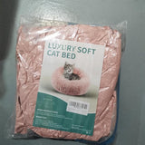 XH034 Ronde pluche honden- of kattensofa, rond, Bean Paste