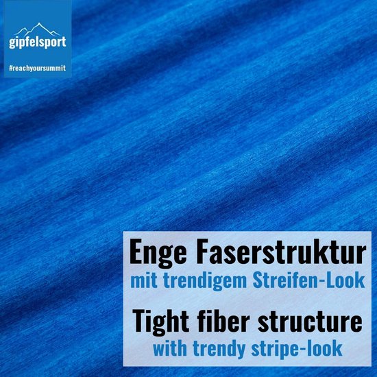 Microvezel handdoek, voor sauna, fitness en sport - strandhanddoek, sporthanddoek - 50x30cm - Blauw Gepatroneerd