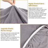 Stretchhoes voor relaxstoel, fauteuilhoes, elastische stoelhoes, 4-delige stoelbeschermer, elastische hoes voor televisiestoel, ligstoel, schommelstoel, relaxstoel (grijs)