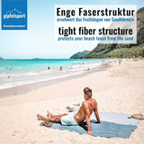 Microvezel handdoek, voor sauna, fitness en sport - strandhanddoek, sporthanddoek - 140x70cm - Navy