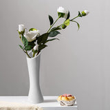 Keramische vazen, bloemenvaas, 2 stuks, decoratieve zwarte keramische vaas, keramische vazenset voor pampasgras, moderne rustieke boho-decoratie, droogbloemen, decoratieve vazen