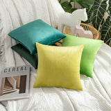 Sierkussensloop, set van 2 stuks, zonder vulling, decoratieve kussensloop, decoratieve hoes met verborgen ritssluiting. Translation: Decorative pillowcase, set of 2 pieces, without filling, decorative pillowcase, decorative cover with hidden zipper.