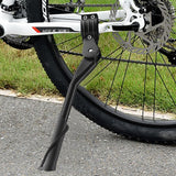 Fietsstandaard 24-29 inch, in hoogte verstelbare fietsstandaard, zijstandaard, gestippelde antislip rubberen voeten, maximale belasting 35 kg, voor mountainbike, e-bike, trekkingfiets,