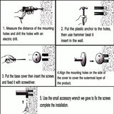 Handdoekringen van roestvrij staal badkamer badkamer houder houder handdoek handdoekhaak handdoekhouder handdoekring handdoekstandaard ring handdoekhouder