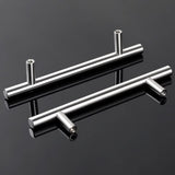 20 stuks 96 mm roestvrij stalen meubelgrepen boorgatafst geborsteld stanggreep relinggrepen roestvrij stalen buis Ø 10 mm herbruikbaar