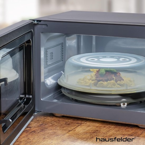 Magnetronafdekking, set van 2, standaard magnetronkap, diameter 26,5 x 6 cm, afdekhoes magnetron