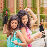 Roestvrij stalen bierblikjes afdekking flessenkoeler manchet - voor 300-500 ml blikjes & 300 ml flessen - geïsoleerde 3-in-1 biergadgets met opener - voor cadeau bier en alcoholvrije dranken