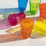 Gigi Vivid Rainbow Set van 6 drinkglazen 370 ml cocktailglazen waterglazen set kleurrijke longdrinkglazen glazen tumbler kleurrijke glazen caipirinha drinkglas waterglas