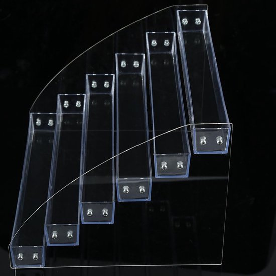 Nagellak organizer met 6 lagen nagellak opbergstandaard nagellak display make-up presentatiestandaard voor nagellak en lippenstift of etherische oliën