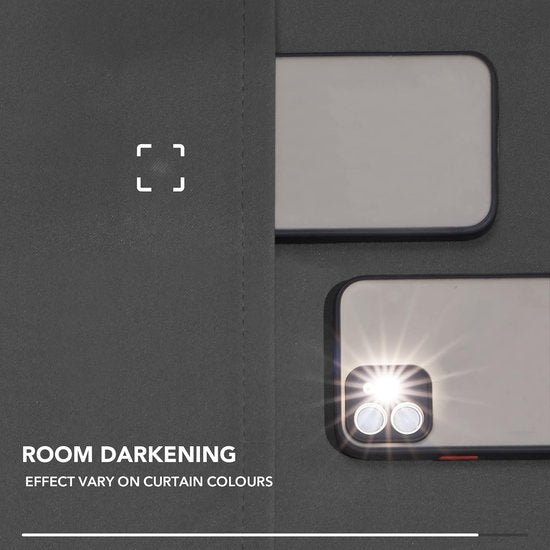 Verduisteringsgordijnen met lussen, ondoorzichtig, set van 2 Blackout curtains with loops, opaque, set of 2