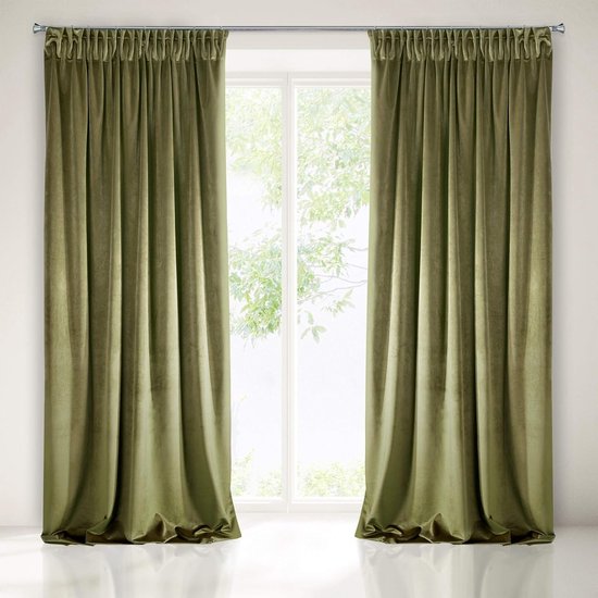 velvet beige curtain, 1 piece Soft, 10 eyelets, elegant, high quality.