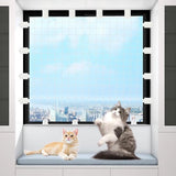 Outdoor zelfklevende haken, 50 stuks, geschikt voor kattennet balkon, kattennet voor balkon, zonder boren, kattennet zonder boren, kattenbeschermingsnet (zonder kattennet)