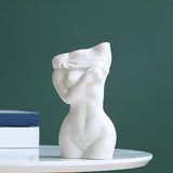 Keramische vaas, tulpen, buiten, ongeglazuurd, pampasgras, bloemenvaas, moderne vazen, klein, voor tafeldecoratie decoratie, vaas, mat wit, voor woondecoratie, woonkamer, B