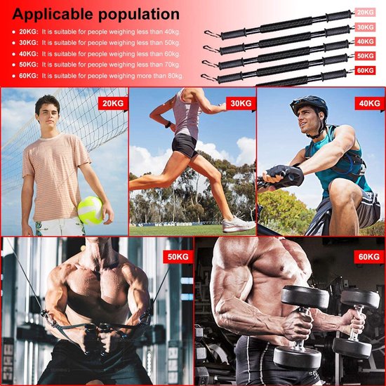 professionele koningsveer bouwer voor krachttraining fitness 20 kg, 30 kg, 40 kg, 50 kg, 60 kg, armtrainer