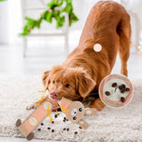 Hondenspeelgoed, intelligentiespeelgoed voor honden en katten, pieper, rups snuffel interactief speelgoed, snuffelkleed voor puzzel- en voedselinstincttraining