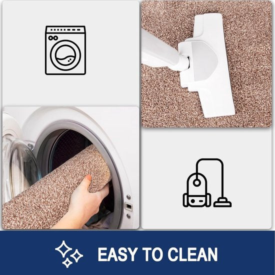 Schoonloopmat, voor binnen, 50 x 80 cm, antislip, machinewasbare vloermat, schoonloopmat, entreemat met waterabsorberende deurmat voor hond, ingang, voordeur en hal