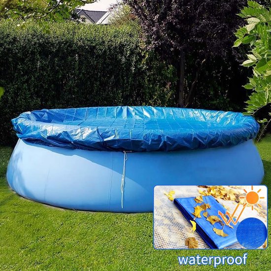 Zwembadafdekking rond - waterdicht zeildoek voor zwembad (voor zwembad ø 183cm)