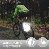 Valkental - ValkBasic 20L - Grote en waterdichte bagagedragertas - Grijs Reflecterend - inhoud 20 liter, fietstas voor bagagedrager met reflectoren