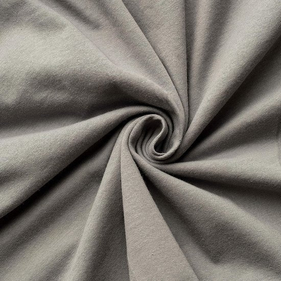 Dubbelpak hoeslakens, 90 x 200 cm, 100% gekamd katoen, 165 gsm, set van 2 lakens 90 x 200 voor matrashoogte tot 25 cm, Jersey, premium kwaliteit, donkergrijs, 90 x 200 cm + 30