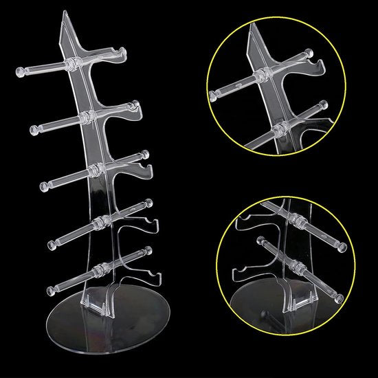 Zonnebrilstandaard: het frame kan in enkele minuten worden gemonteerd zonder professionele hulp