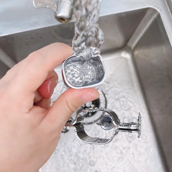 Knoflookpers, knoflooksnijder van roestvrij staal, 20 cm knoflookpers, praktische keukenhulp, vaatwasmachinebestendig, comfortabel en gemakkelijk te reinigen, sterk en robuust.