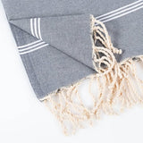 Hamamdoek, strandhanddoek, badhanddoek, saunahanddoek, 100% katoen, 100 x 200 cm, licht, zacht en absorberend, XXL hamamdoek, groot, 100 x 200 cm, sauna, hamamdoek voor dames en heren