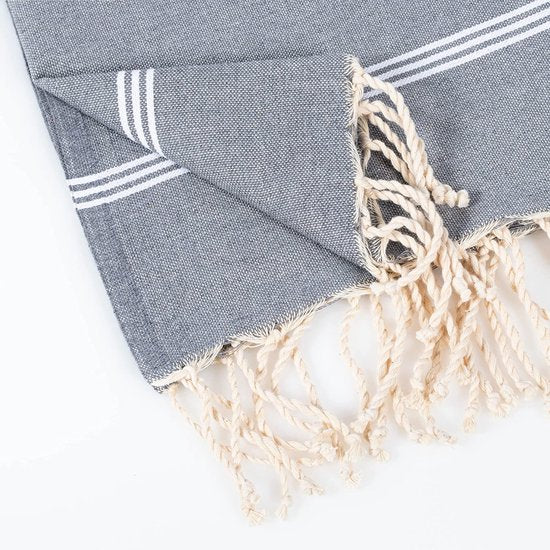 Hamamdoek, strandhanddoek, badhanddoek, saunahanddoek, 100% katoen, 100 x 200 cm, licht, zacht en absorberend, XXL hamamdoek, groot, 100 x 200 cm, sauna, hamamdoek voor dames en heren