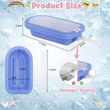 12 stuks ijsvormen, ijslolly, siliconen popsicle vormen, cakesicles siliconen vorm, met siliconen deksel en 12 ijsstokjes voor doe-het-zelf dessert en ijslolly's (herbruikbaar)