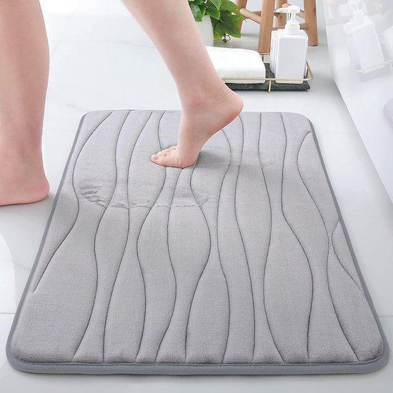 Badkamertapijt, zachte badmat, antislip, absorberend, wasbaar, douchemat, 40 x 60 cm Badkamertapijt, zachte badmat, antislip, absorberend, wasbaar, douchemat, 40 x 60 cm