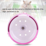 Hamster wiel hamster wiel Ø 11.5 Silent Plastic Wiel voor Hamster Gerbil en Rat (Roze)