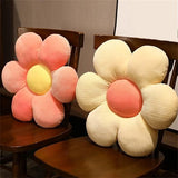 Vloerkussen, decoratief kussen, stoelkussen, decoratieve kussenhoezen, kamerdecoratie, pluche kussen voor (35 cm, beige/roze)