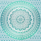 Wandkleed Groene Ombre