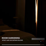 Verduisteringsgordijnen met lussen, ondoorzichtig, set van 2 Blackout curtains with loops, opaque, set of 2