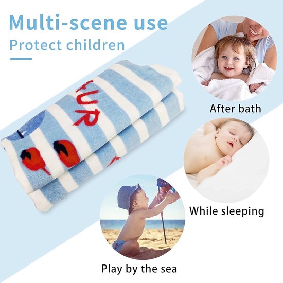 Badponcho, kinderponcho, badhanddoek, baby capuchon, strandhanddoek, cartoon absorberend, kind strandhanddoek, kinderbadhanddoek met capuchon voor strand, zwemmen, douche